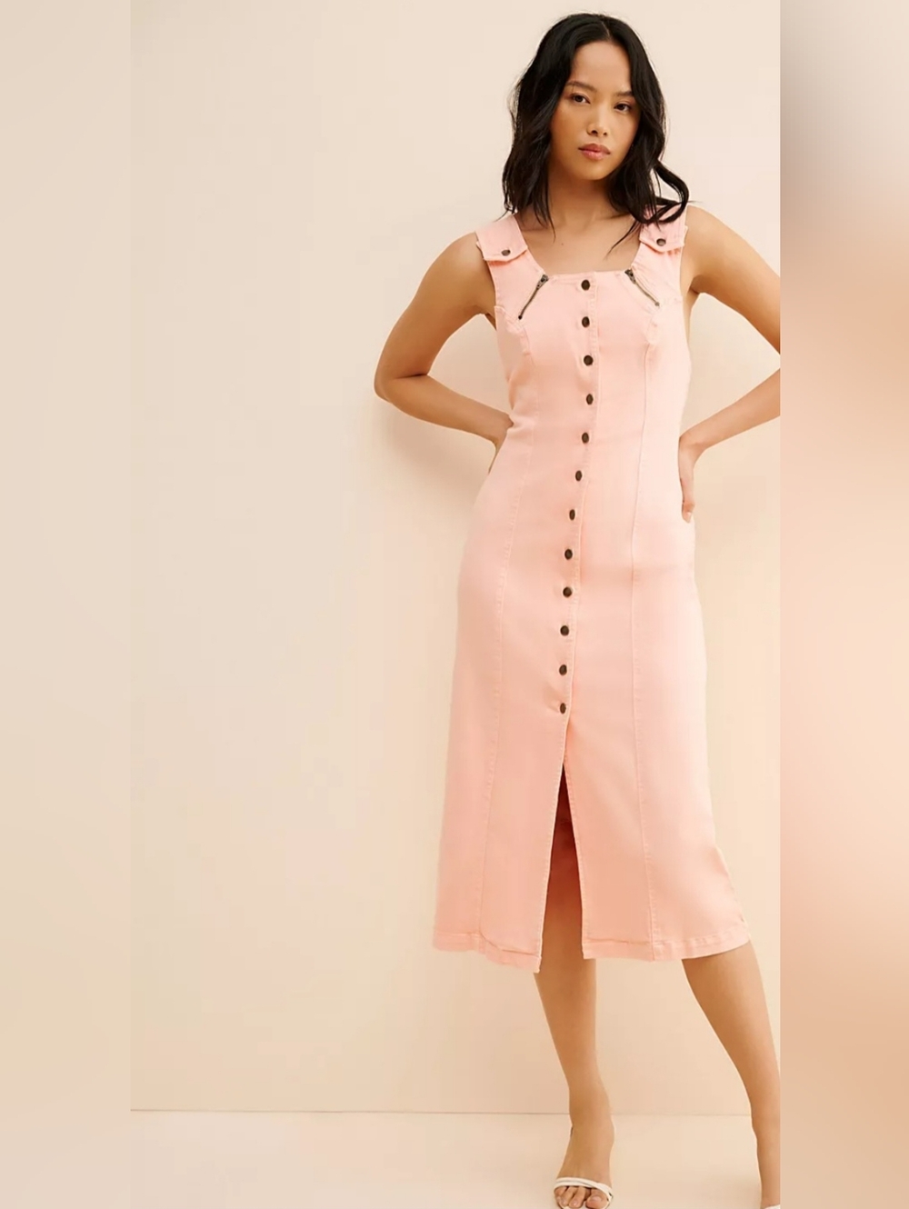 Free People Desert Desire Midi Dress Size Large *Flaw See Below***